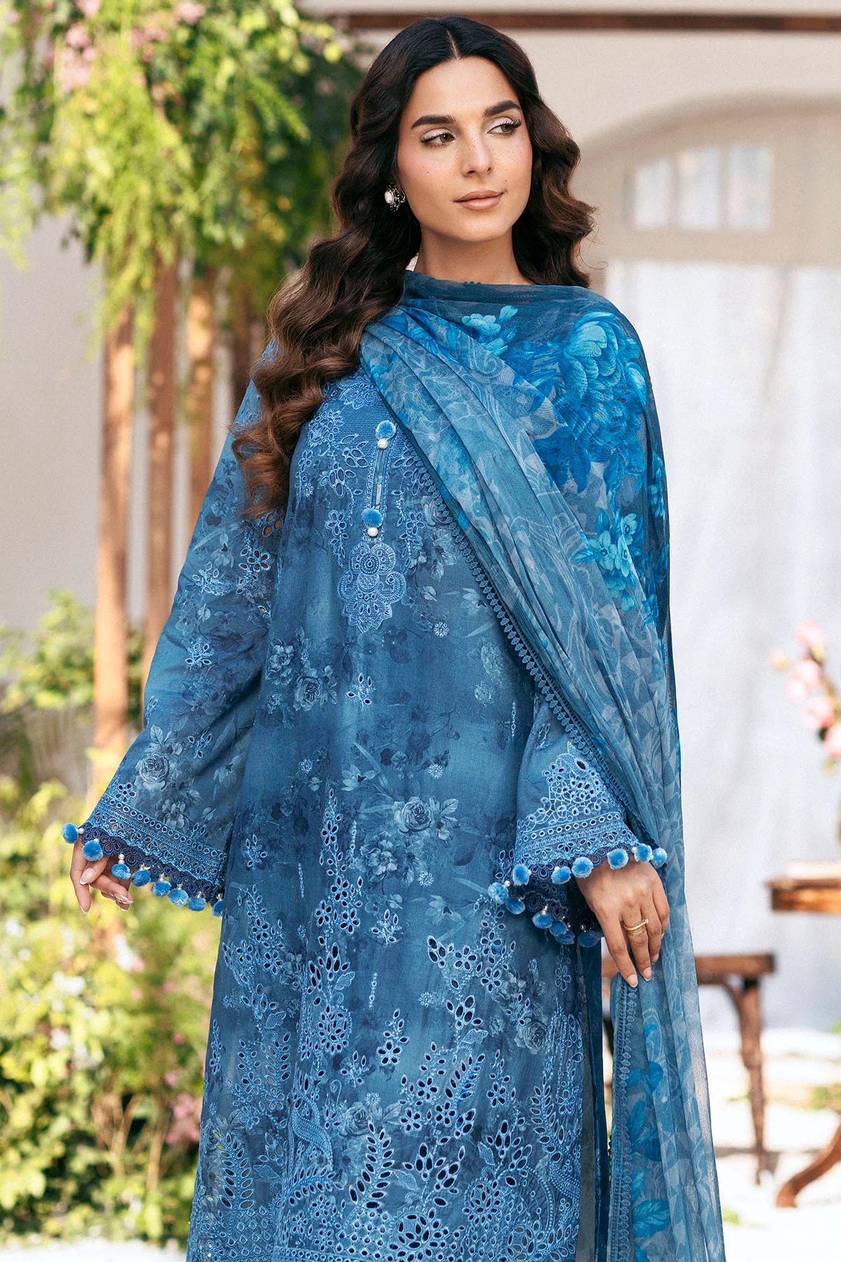 Motifz 3Pc Embroidered Lawn Suit 5434-LILLY gulbuy.com