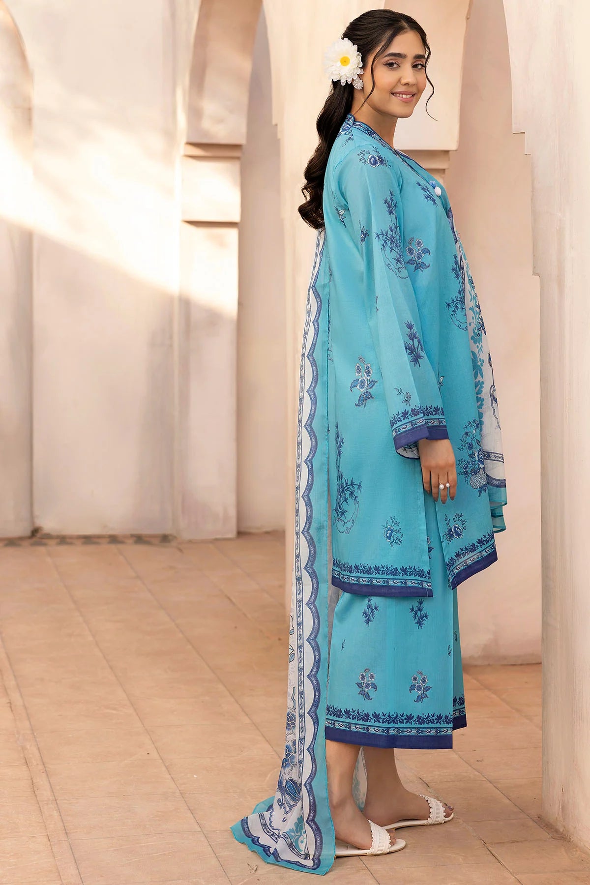 Motifz 3Pc Digital Printed Lawn Suit 5523-ELECTRA gulbuy.com