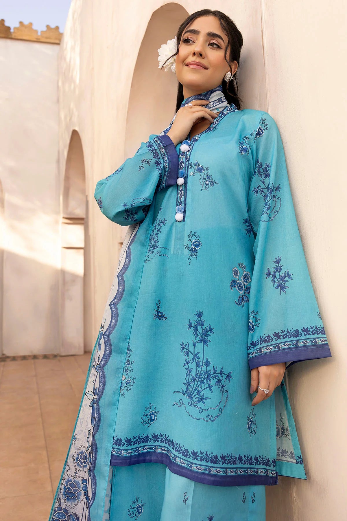 Motifz 3Pc Digital Printed Lawn Suit 5523-ELECTRA gulbuy.com