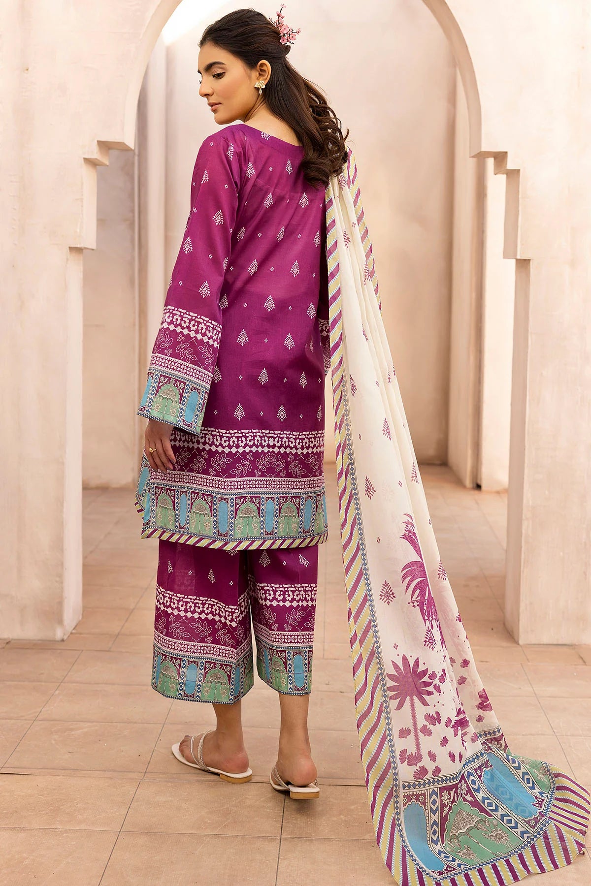 Motifz 3Pc Digital Printed Lawn Suit 5524-NERISSA gulbuy.com