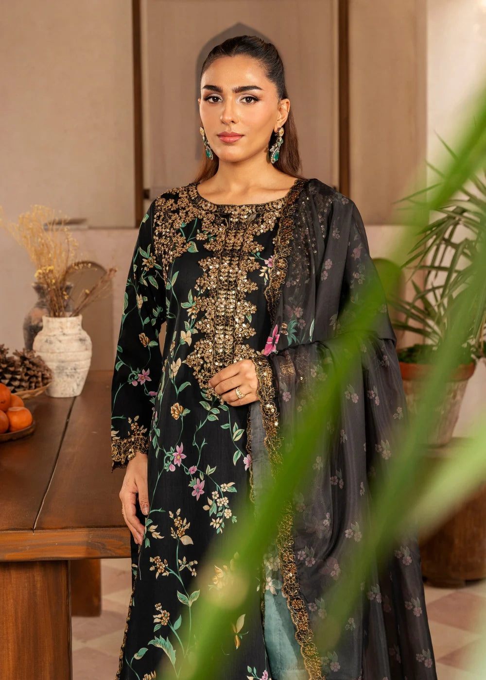 Polawn 3Pc Printed Lawn Suit PD-LAWN-25-411 gulbuy.com