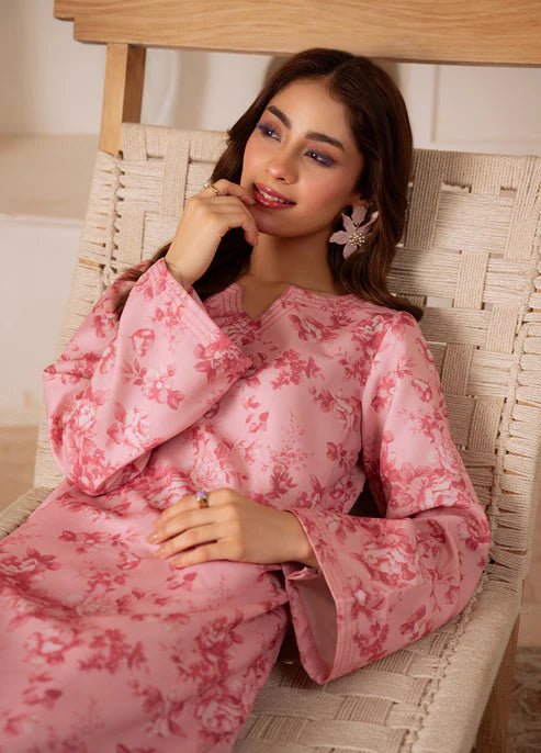 Gulaal 2Pc Printed Lawn Suit Blush Petal gulbuy.com