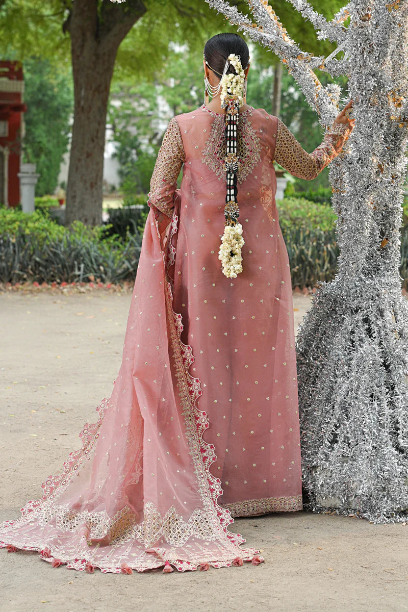 Qalamkar 3Pc Embroidered Raw Silk Suit RF-02 SALEHA gulbuy.com
