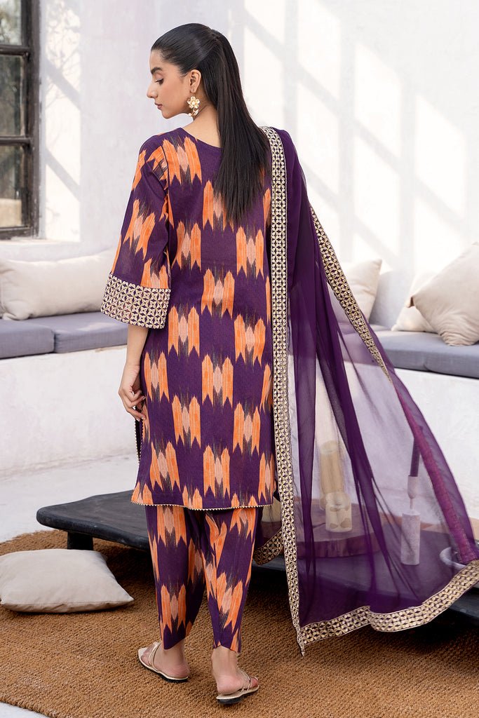 Charizma 3 Piece Embroidered Cotton Suit (CNP-4-014) gulbuy.com
