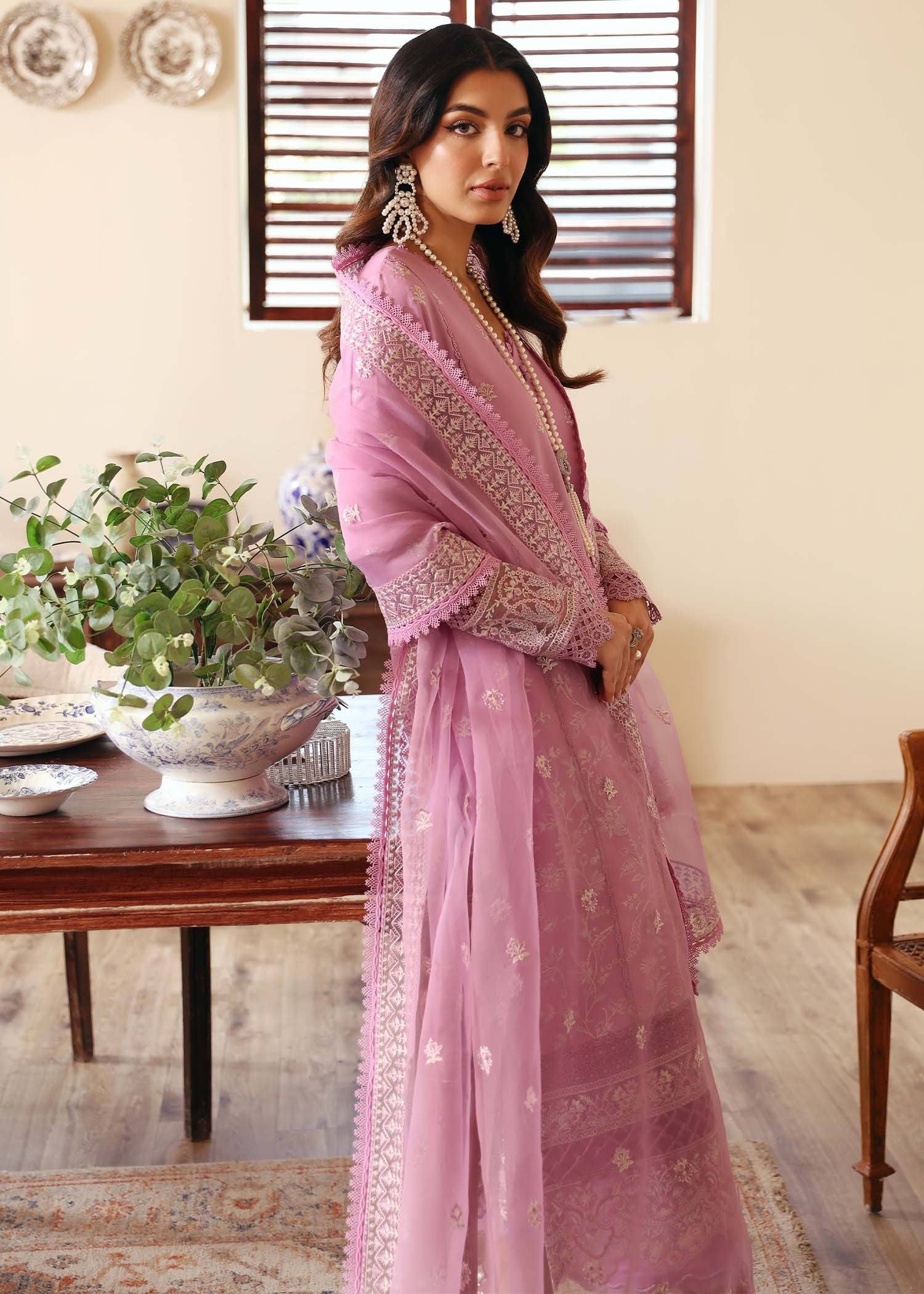 KANWAL MALIK 3PC EMBROIDERED LAWN SUIT (Margot)