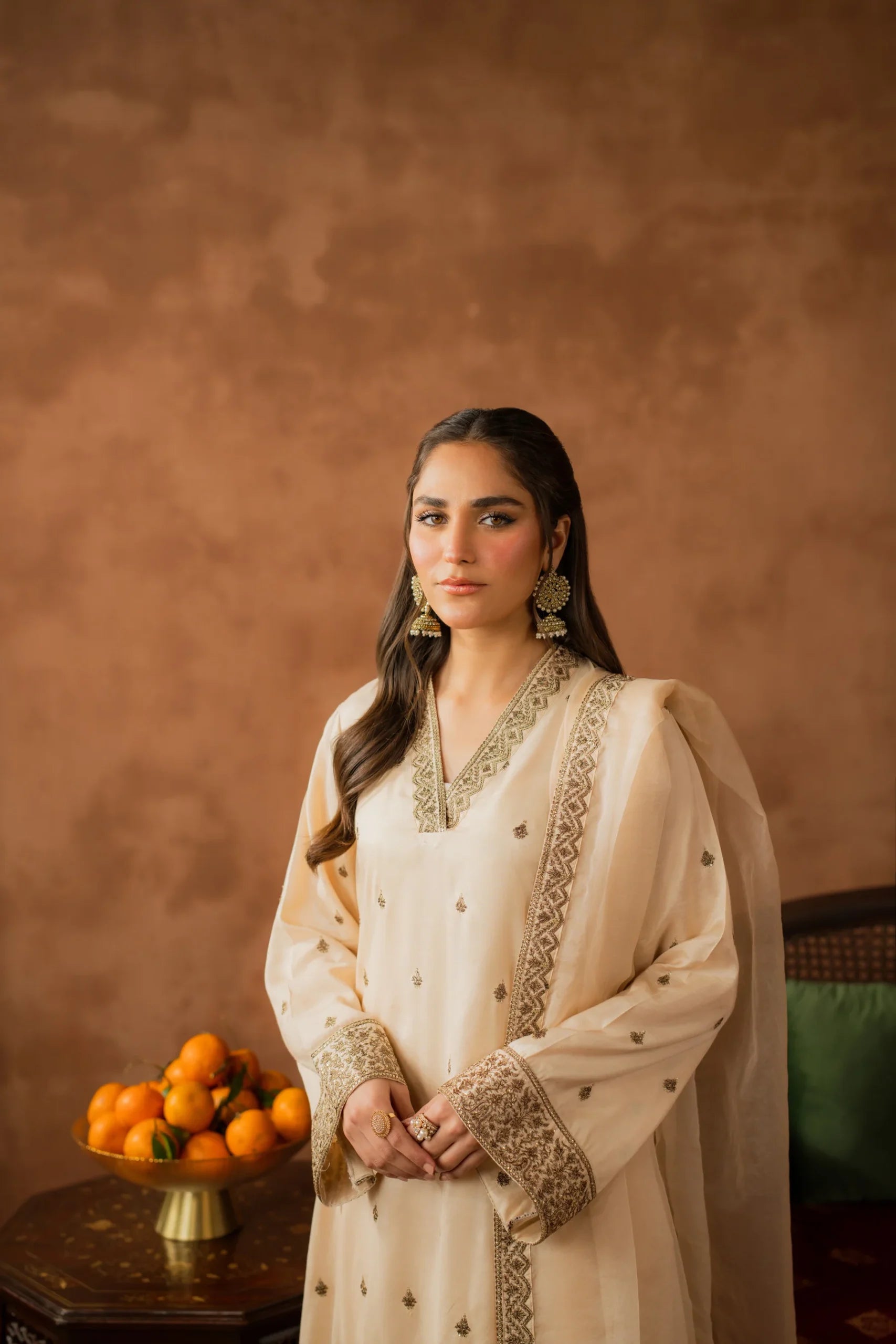 Kastoor 3Pc Embroidered Lawn Suit EF-258 gulbuy.com