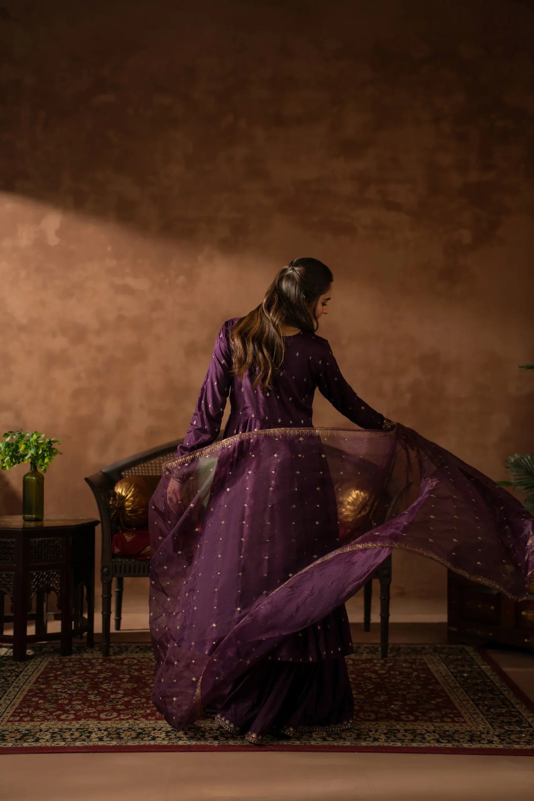 Kastoor 3Pc Embroidered Lawn Suit EF-257 gulbuy.com