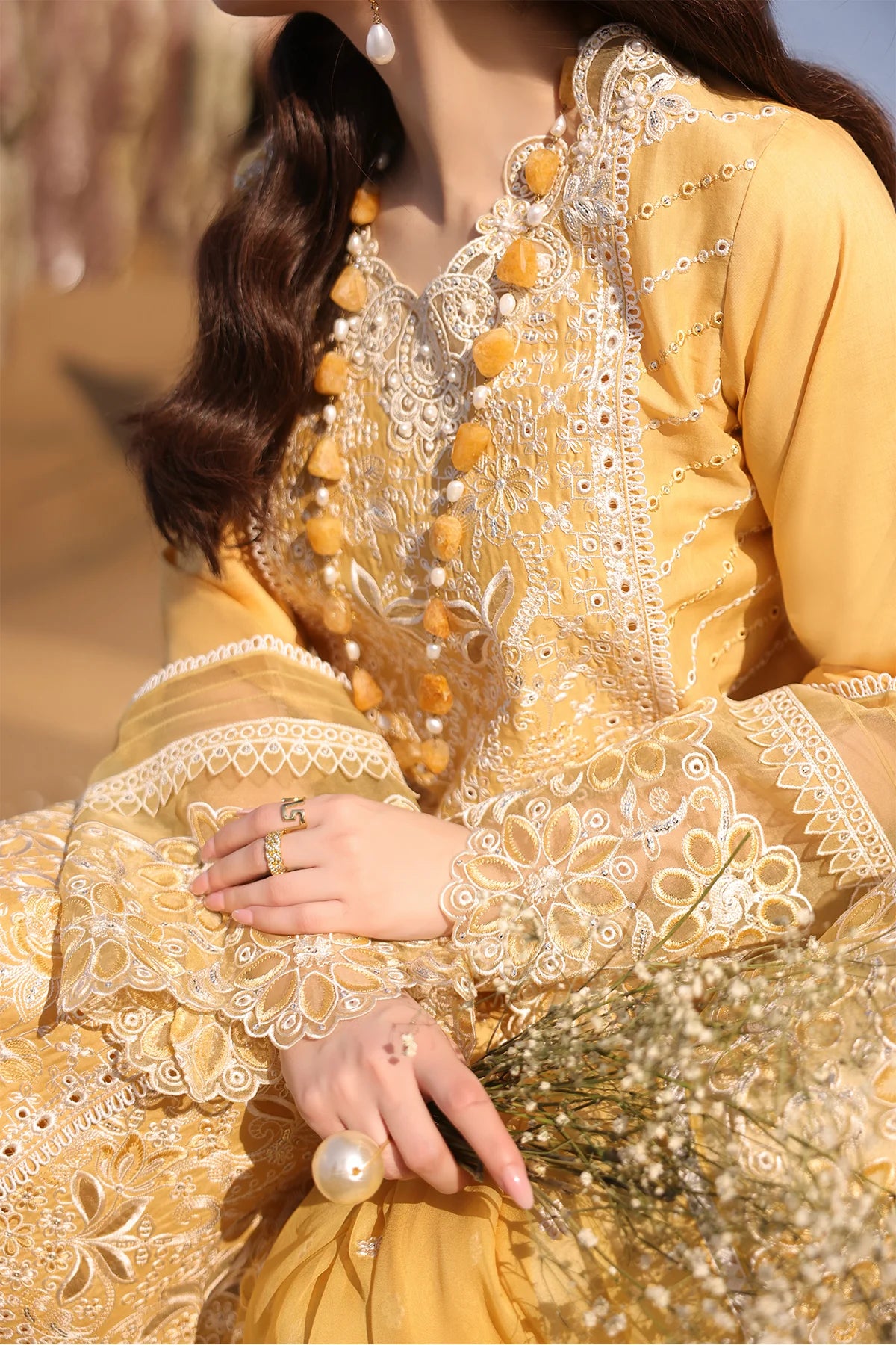 Imrozia 3Pc Embroidered Lawn Suit SL 85 Anaya gulbuy.com