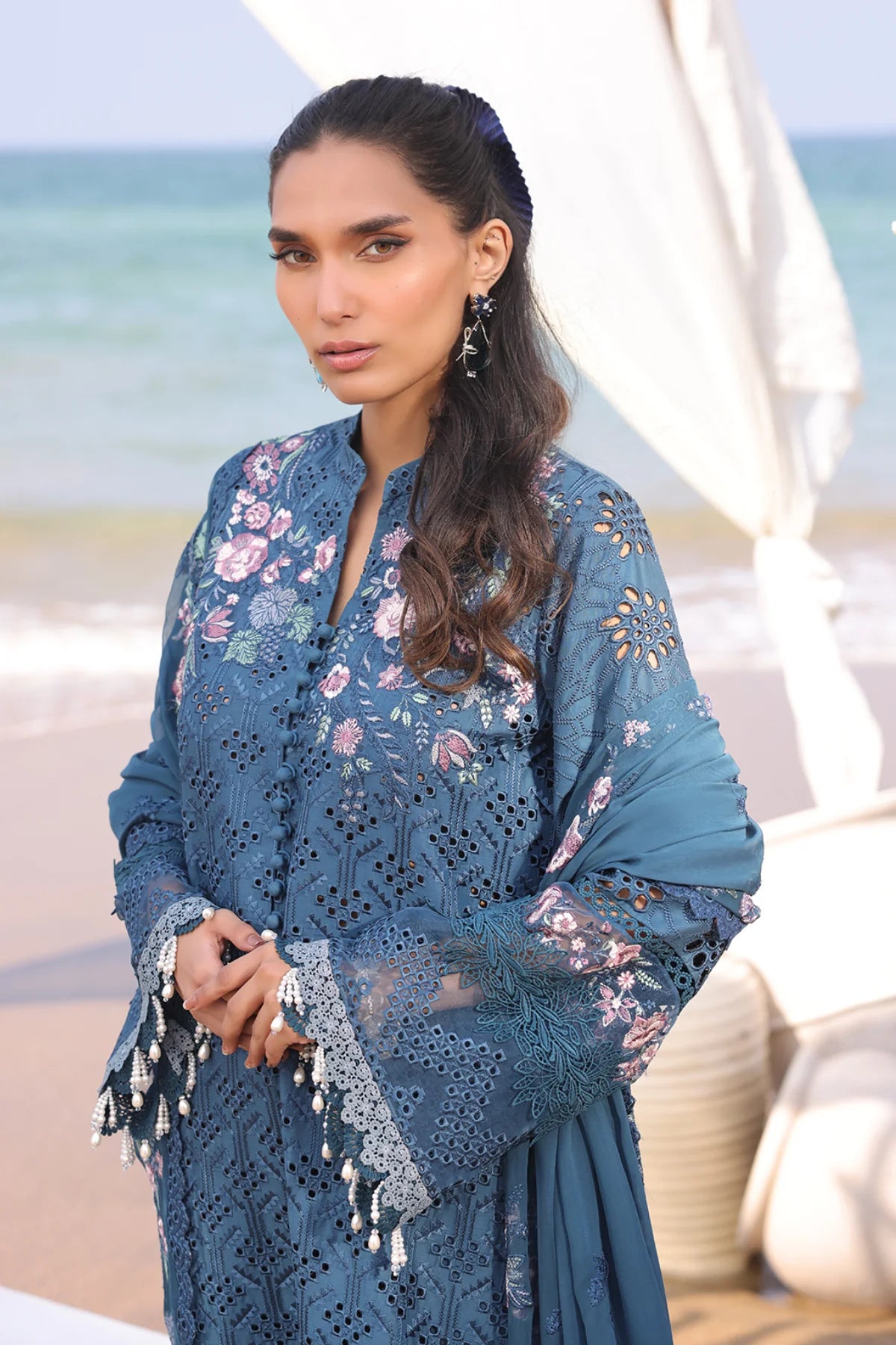 Imrozia 3Pc Embroidered Lawn Suit SL 86 Mirha gulbuy.com