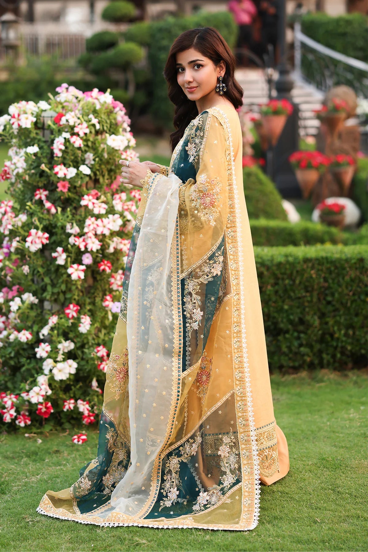 Imrozia 3Pc Embroidered Lawn Suit SL 92 SHAKIRA gulbuy.com