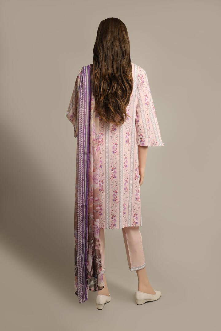 SAYA 3 PIECE PRINTED CAMBRIC SUIT (SP-4034) gulbuy.com