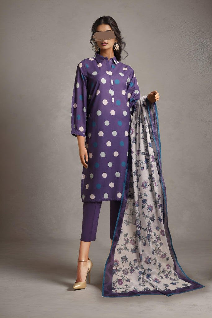 SAYA 3 PIECE PRINTED SUIT (SP-4130)