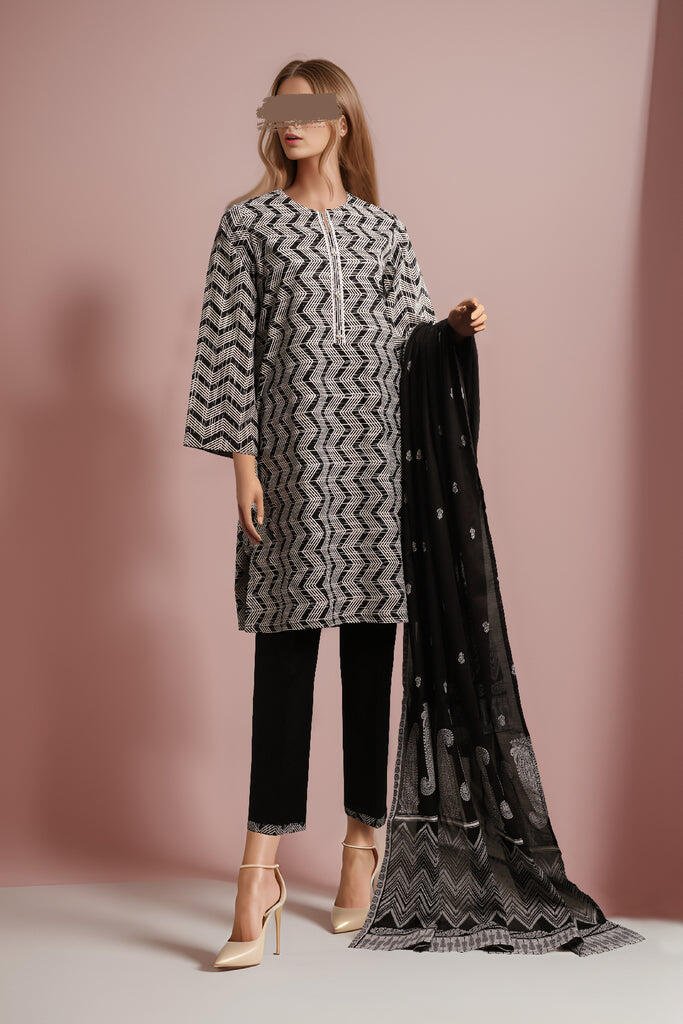 SAYA 3 PIECE PRINTED CAMBRIC SUIT (SP-4770)