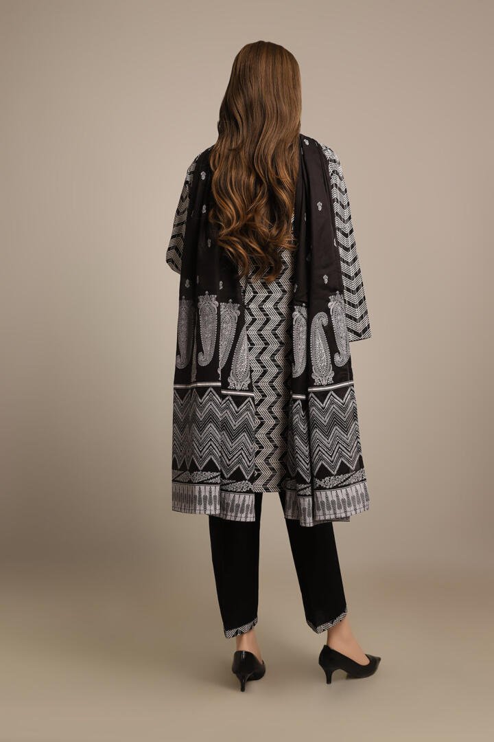 SAYA 3 PIECE PRINTED CAMBRIC SUIT (SP-4770) gulbuy.com