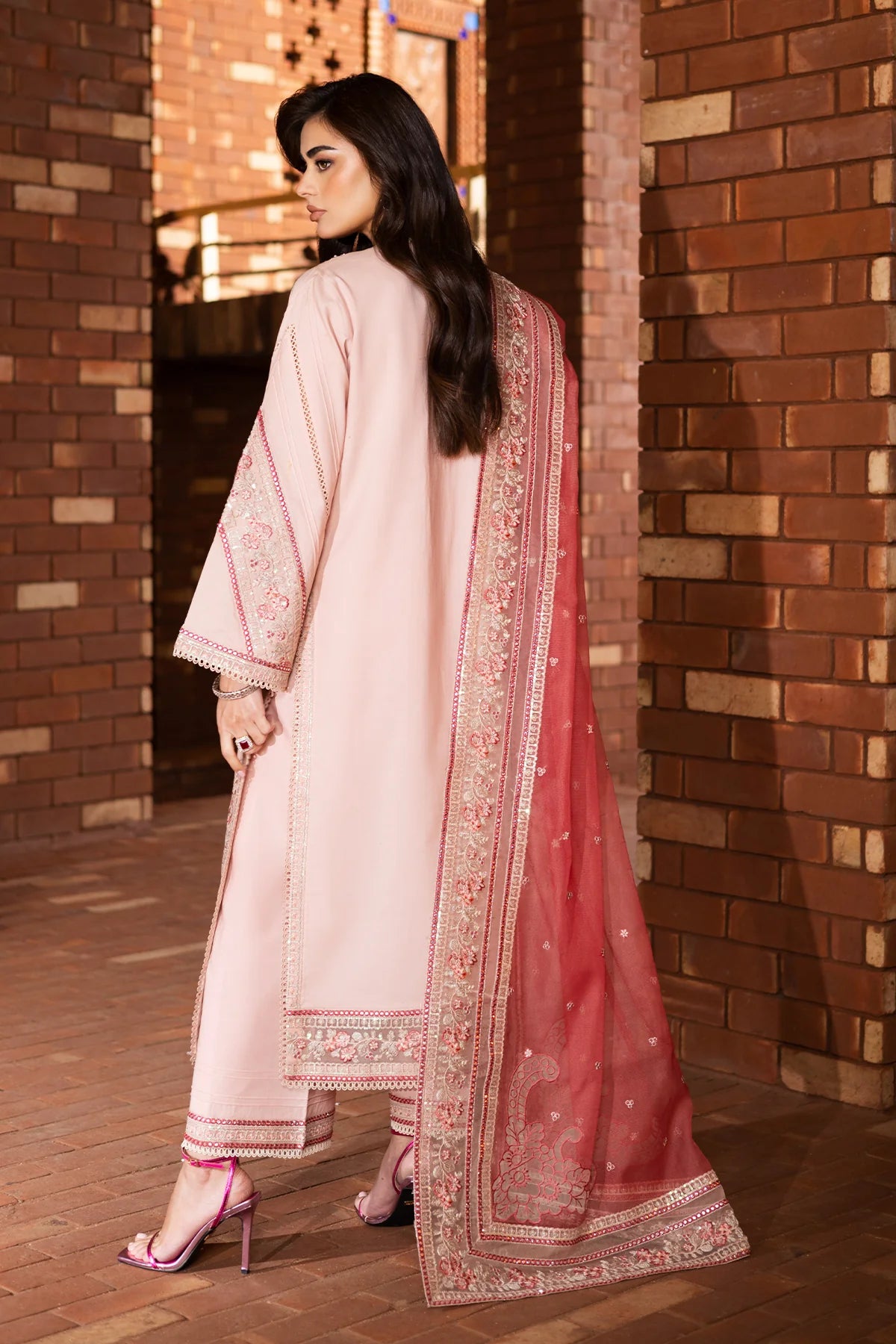 Imrozia 3Pc Embroidered Lawn Suit SP-49 ZIMAL gulbuy.com
