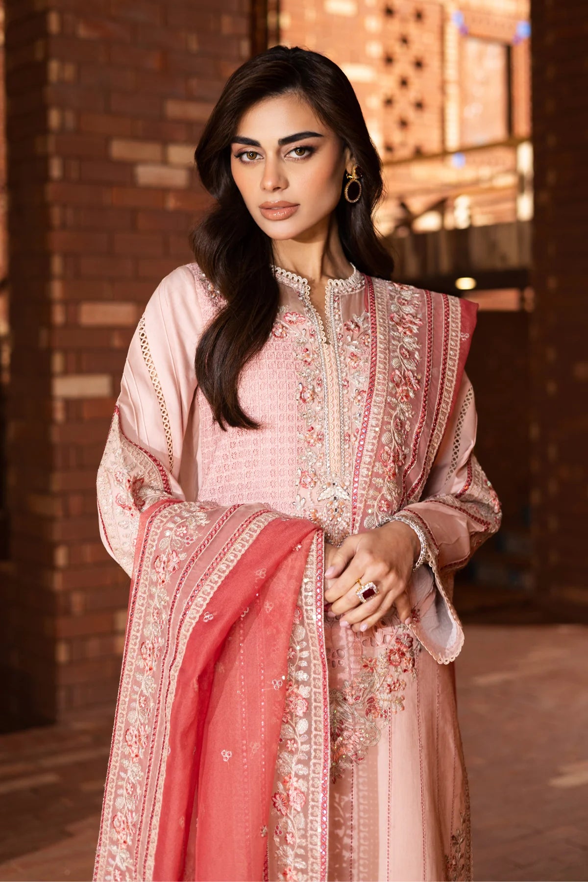 Imrozia 3Pc Embroidered Lawn Suit SP-49 ZIMAL gulbuy.com