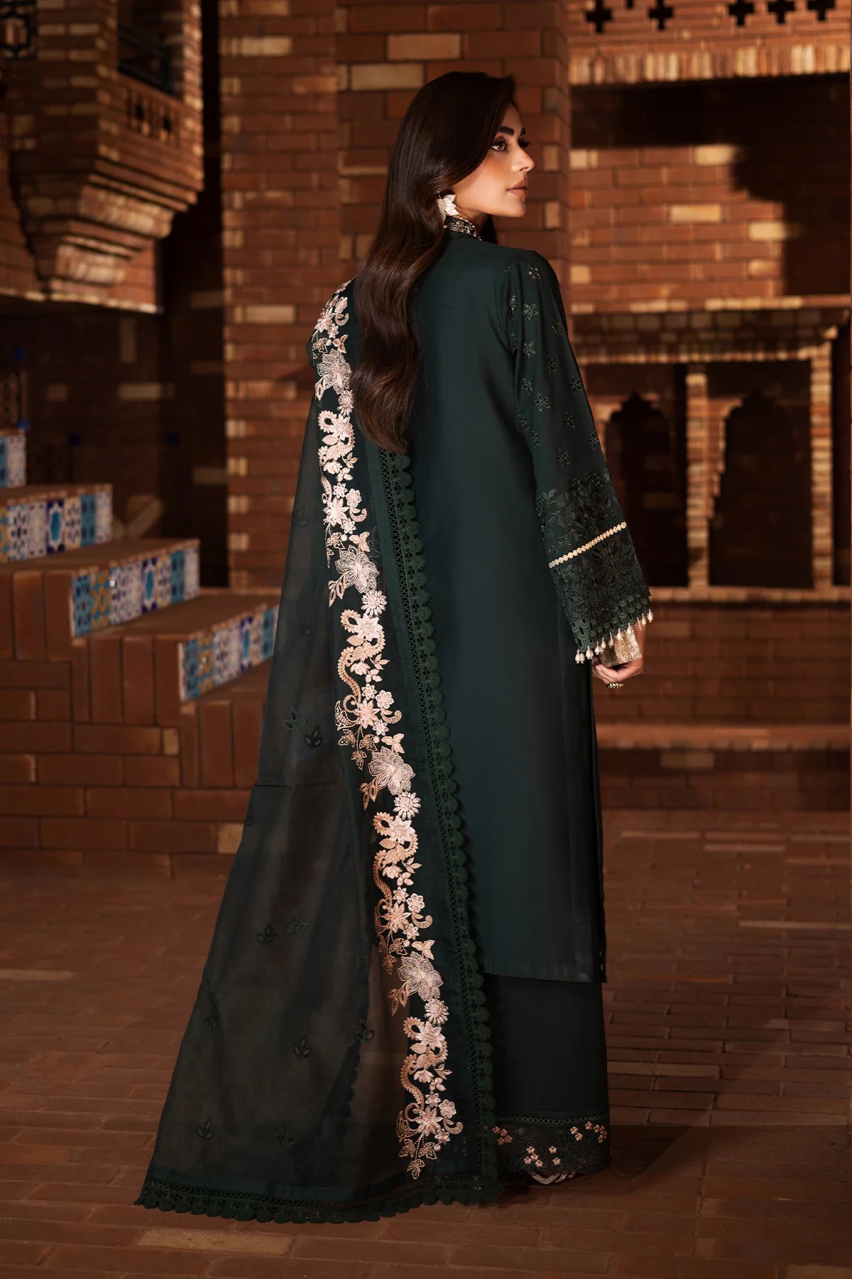 Imrozia 3Pc Embroidered Lawn Suit SP-50 ZEHAR gulbuy.com