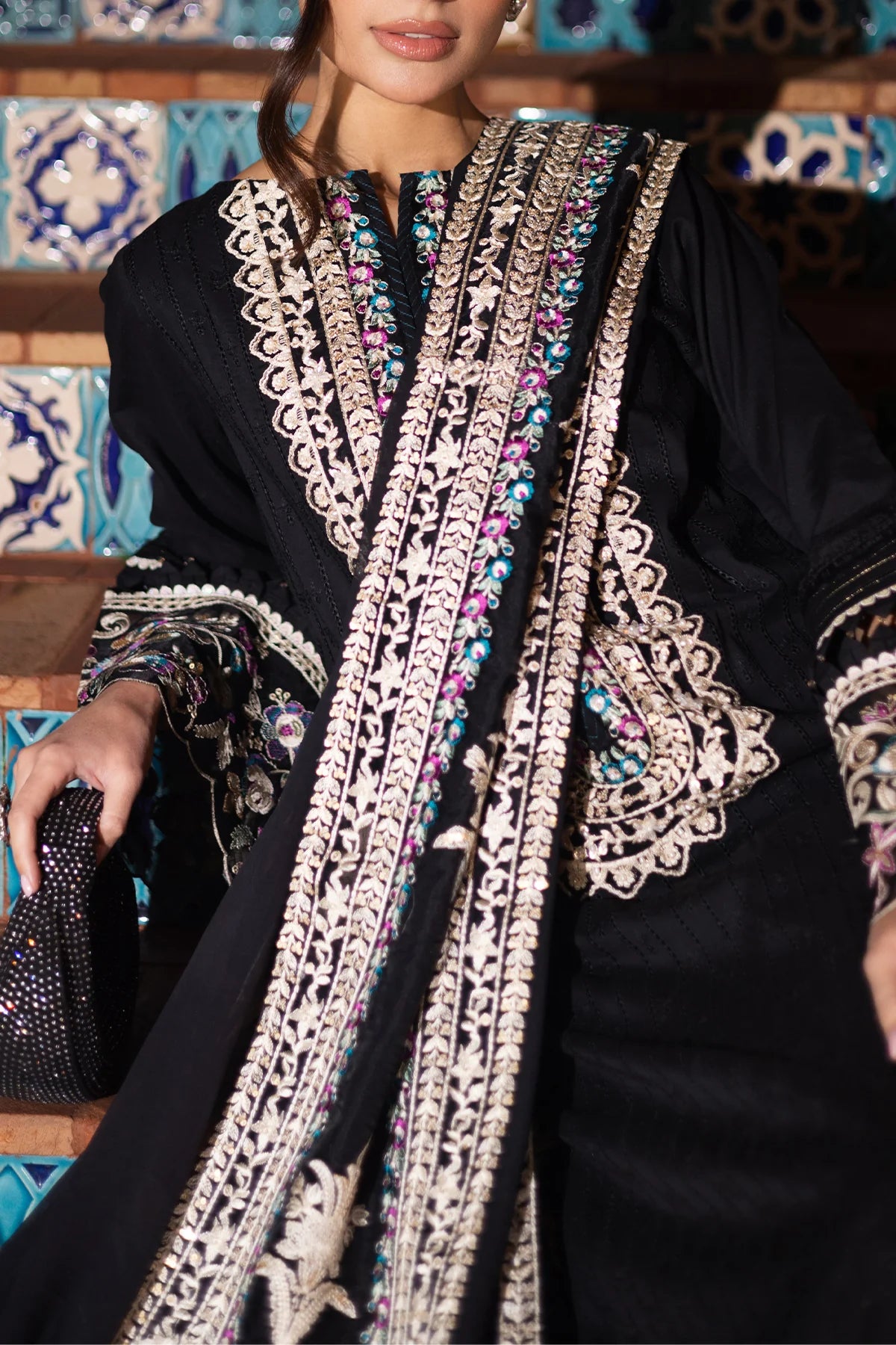 Imrozia 3Pc Embroidered Lawn Suit SP-53 LAMIA gulbuy.com