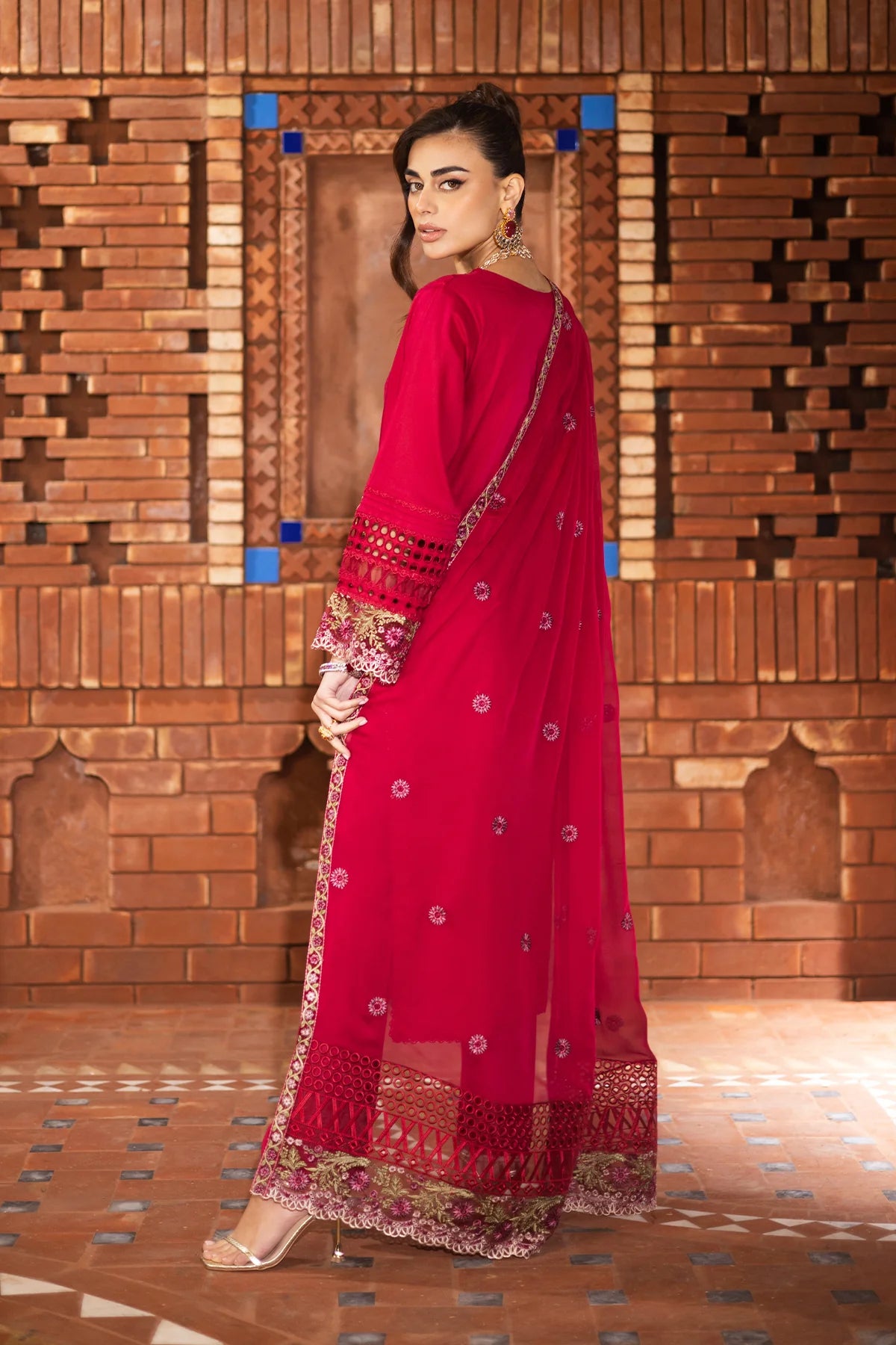 Imrozia 3Pc Embroidered Lawn Suit SP-54 RINZA gulbuy.com