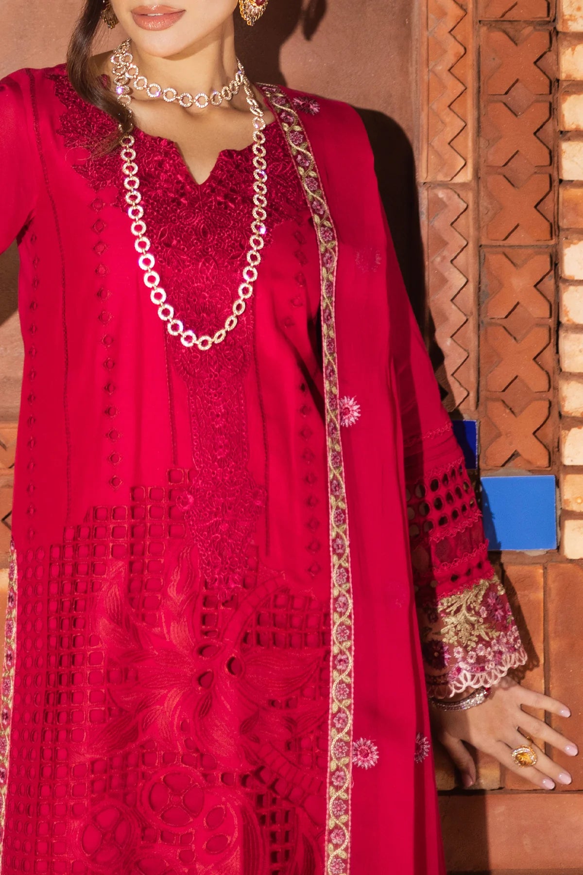 Imrozia 3Pc Embroidered Lawn Suit SP-54 RINZA gulbuy.com