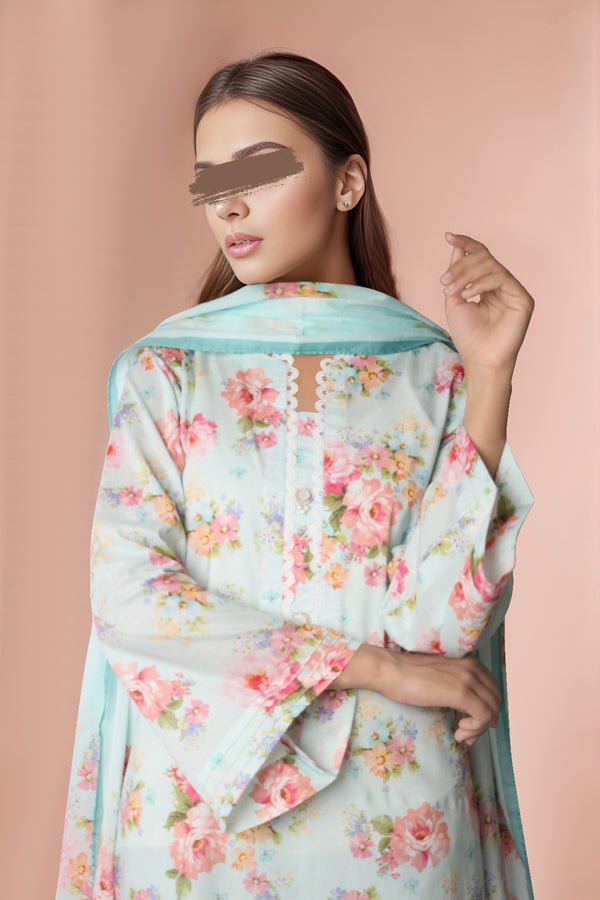 SAYA 3 PIECE PRINTED CAMBRIC SUIT (SP-5667)
