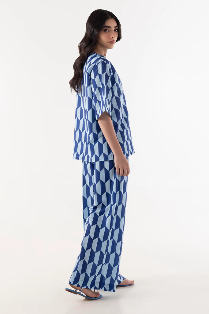 Sana Safinaz 2Pc Printed Linen Suit SS25WSU114P2T gulbuy.com