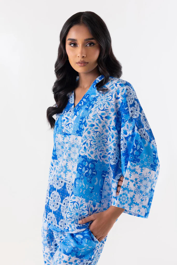 Sana Safinaz 2Pc Printed Cambric Suit SS25WSU153P2T gulbuy.com