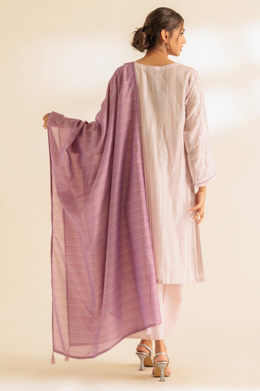 BONANZA SATRANGI 3PC EMBROIDERED JACQUARD SUIT (SS5243P33) gulbuy.com