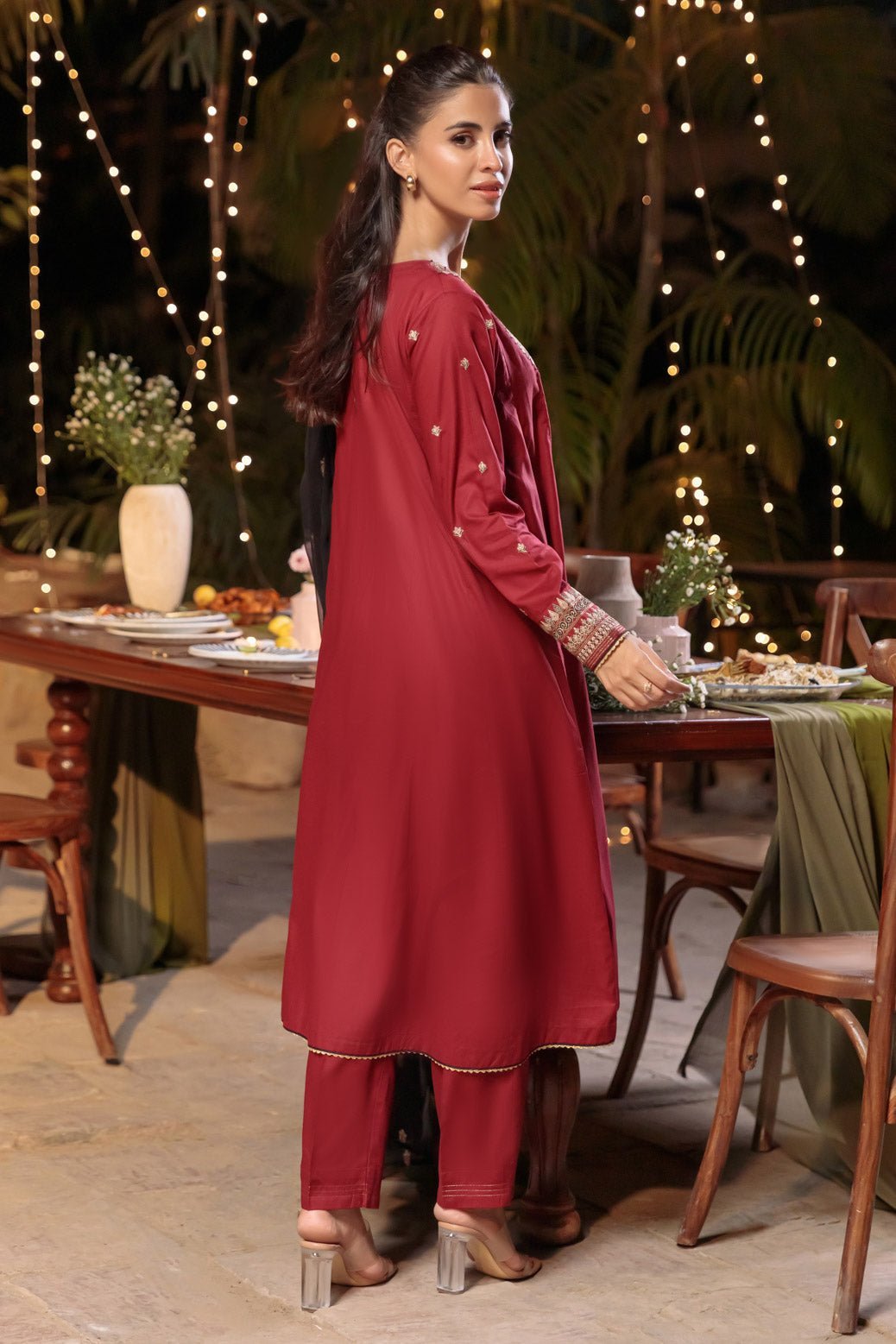 BONANZA SATRANGI 3PC EMBROIDERED CAMBRIC SUIT (SS6243P18) gulbuy.com