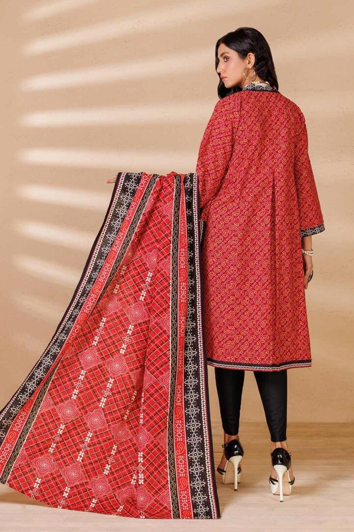 BONANZA SATRANGI 3PC PRINTED KHADDAR SUIT (SWT223P09A)