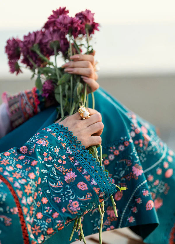 Sahane 3PC Embroidered Lawn Suit CT -20007 ORSA - Yaariyan gulbuy.com