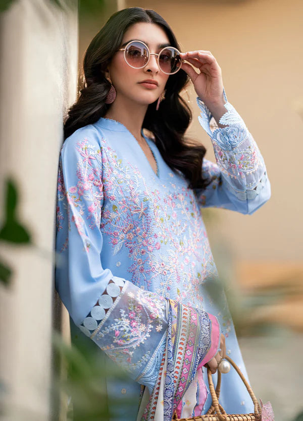 Sahane 3PC Embroidered Lawn Suit CT -20003 BELLA - Yaariyan gulbuy.com