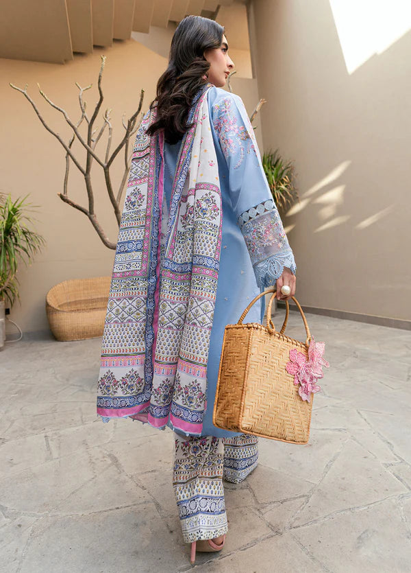 Sahane 3PC Embroidered Lawn Suit CT -20003 BELLA - Yaariyan gulbuy.com