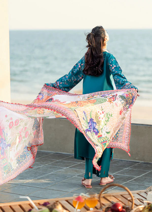 Sahane 3PC Embroidered Lawn Suit CT -20007 ORSA - Yaariyan gulbuy.com