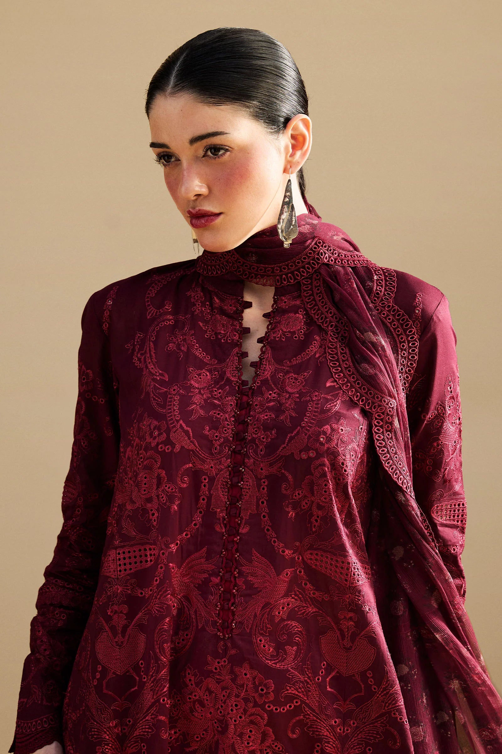 Zara Shahjahan 3Pc Embroidered ?Lawn Suit Sei-9A gulbuy.com
