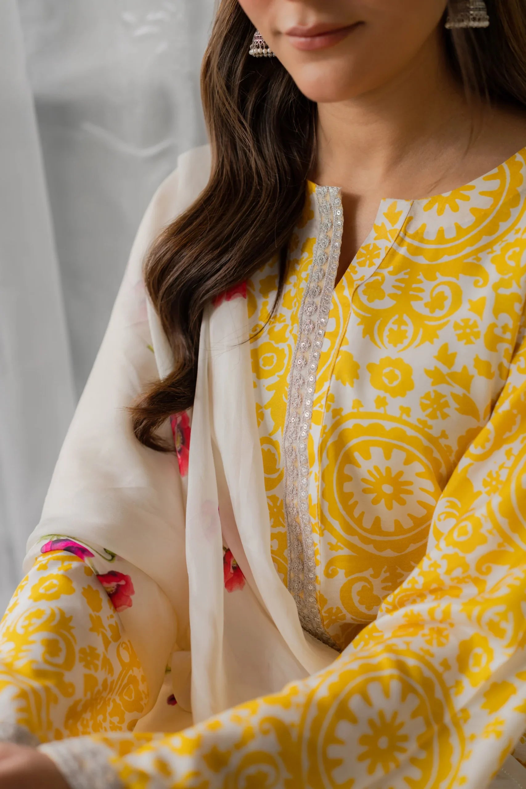 Kastoor 3Pc Printed Lawn Suit EF-292 gulbuy.com