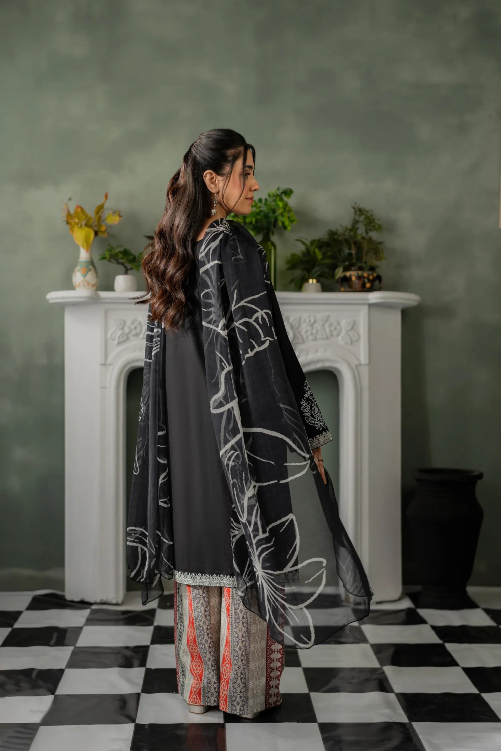 Kastoor 3Pc Printed Lawn Suit EF-297 gulbuy.com