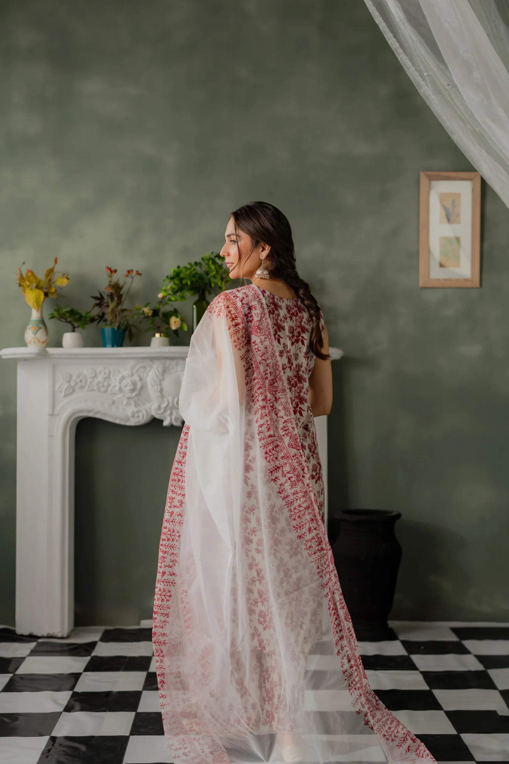 Kastoor 3Pc Printed Lawn Suit EF-300 gulbuy.com