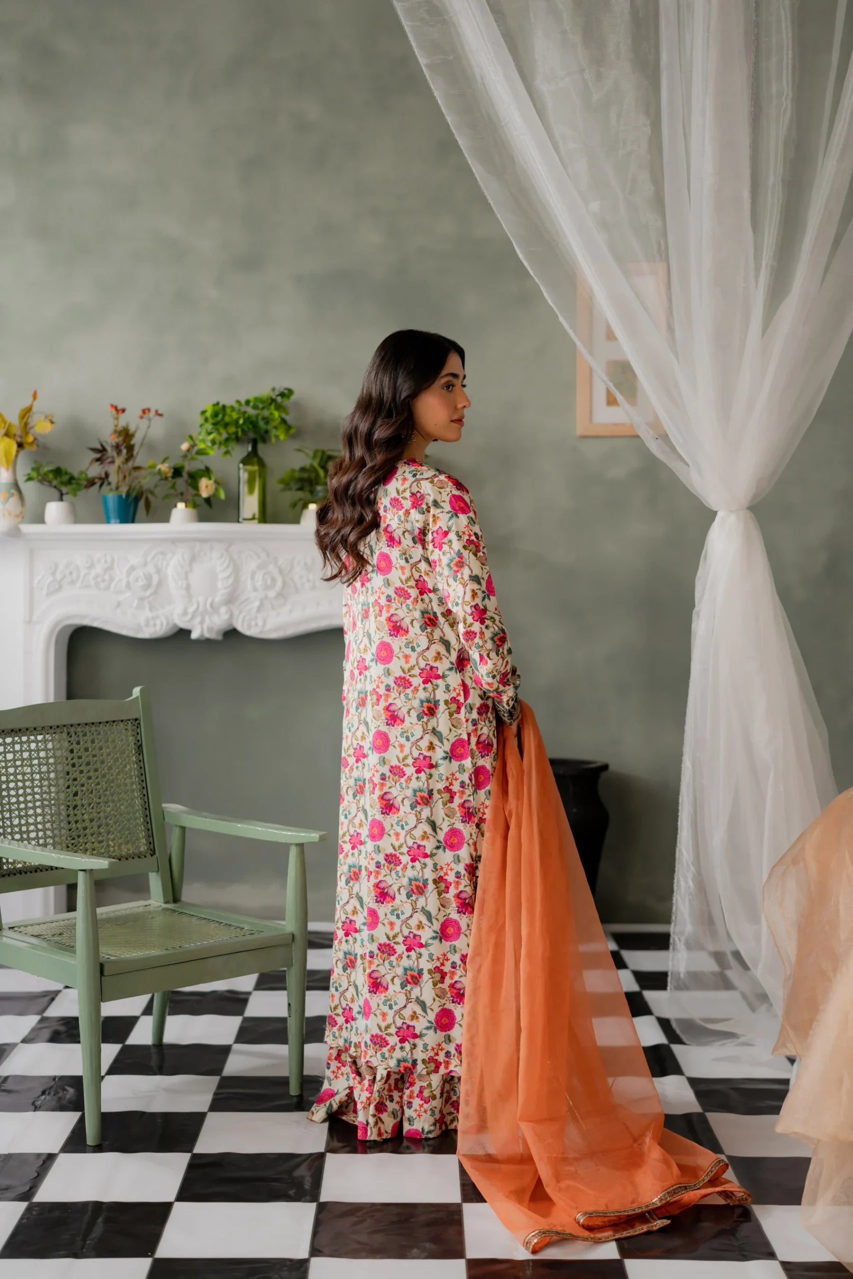 Kastoor 3Pc Printed Lawn Suit EF-280 gulbuy.com