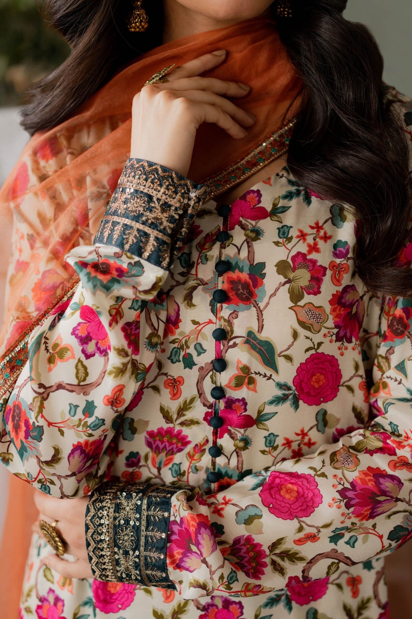 Kastoor 3Pc Printed Lawn Suit EF-280 gulbuy.com