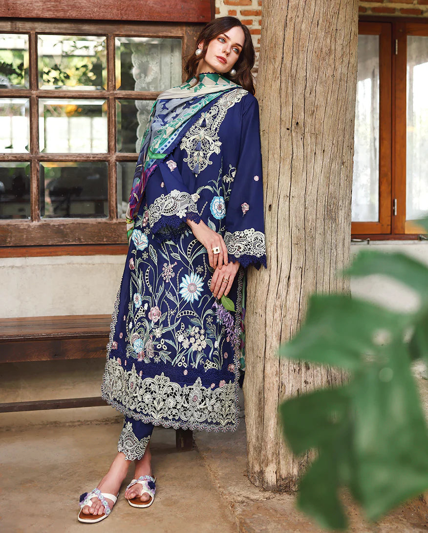 Mushq 3Pc Embroidered Lawn Suit Sylphae