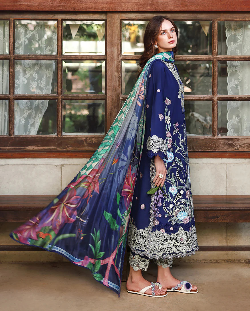 Mushq 3Pc Embroidered Lawn Suit Sylphae