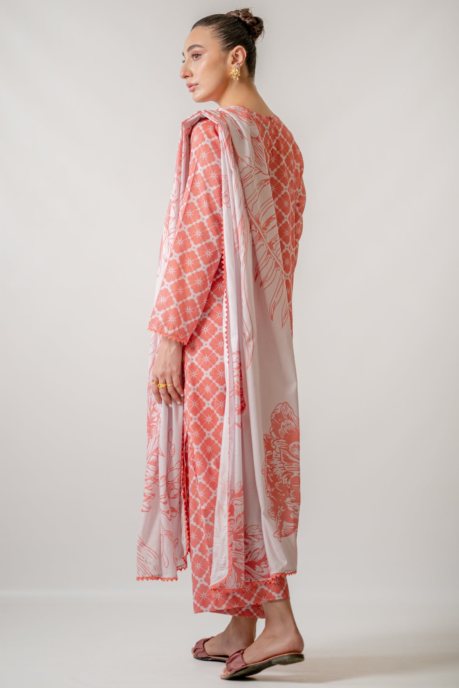 Ego 3 Piece Printed Lawn Suit (U00422-999-PK0) gulbuy.com