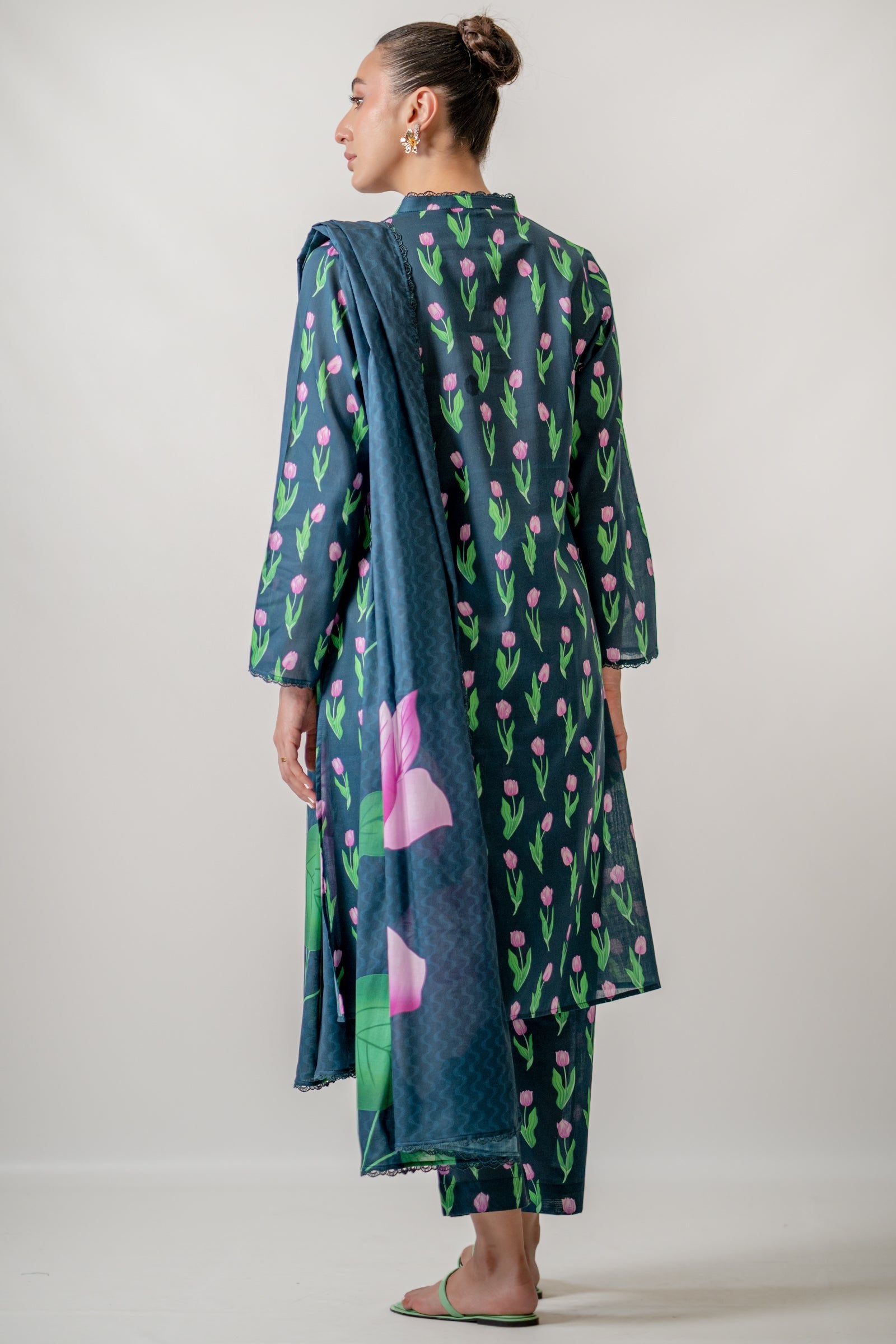 Ego 3 Piece Printed Lawn Suit (U00426-999-NV0)