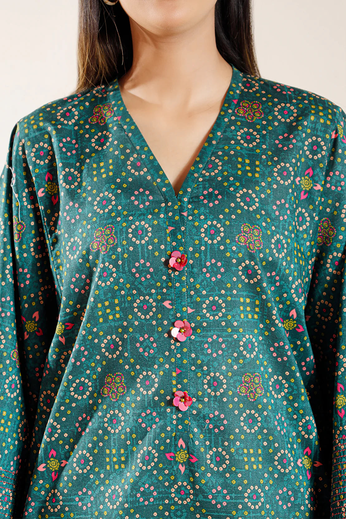 Saya 3Pc Printed Lawn Suit WUNS-5712 gulbuy.com