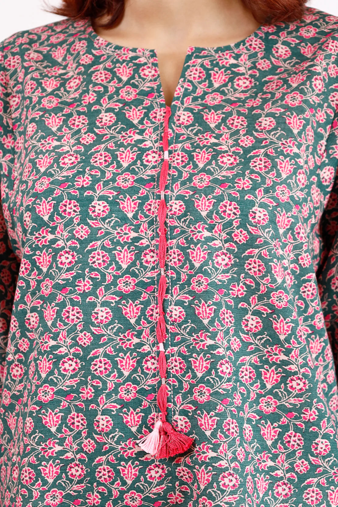 Saya 3Pc Printed Khaddar Suit U04-24386-02B (SDT) gulbuy.com