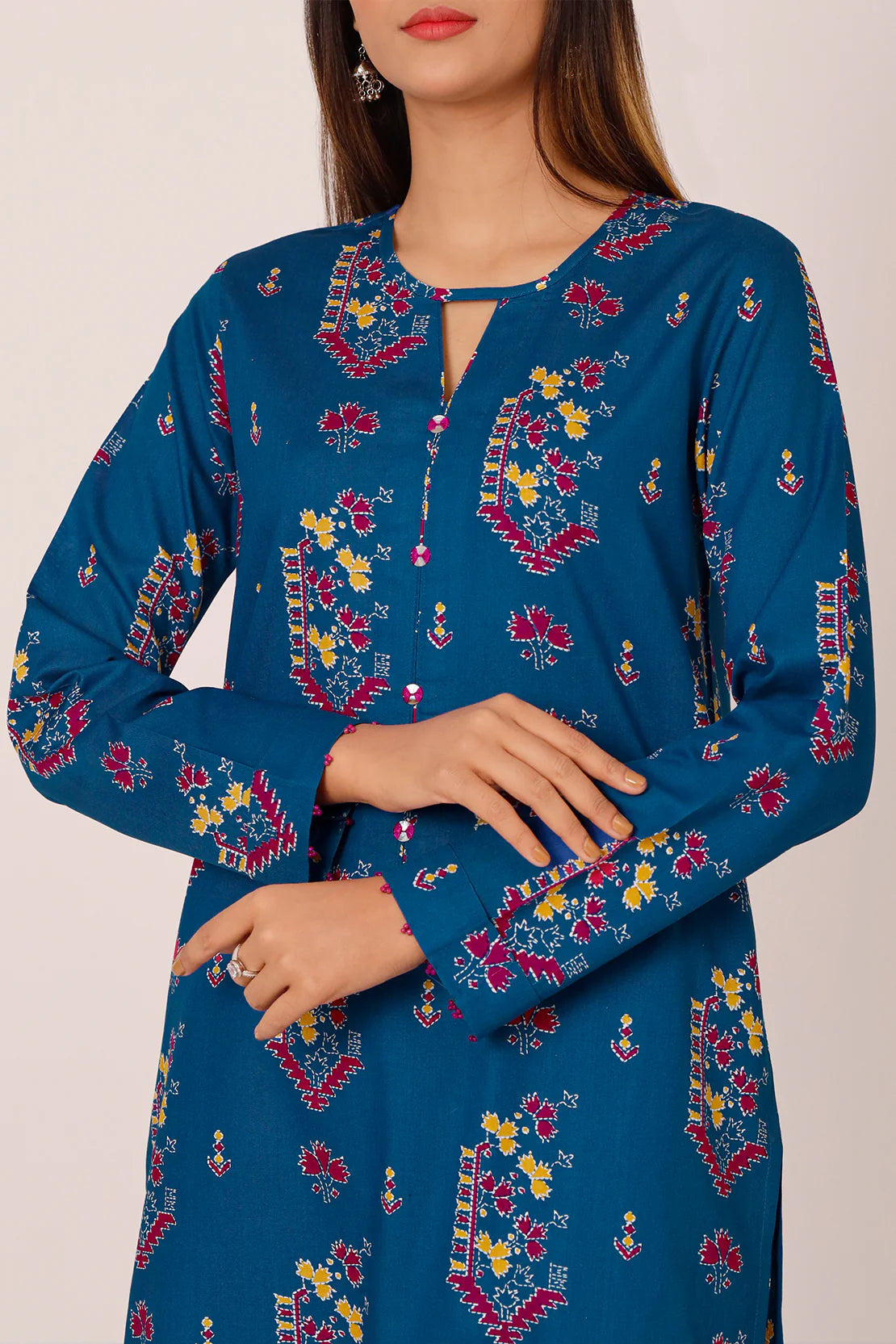 Saya 2Pc Printed Lawn Suit WU2P-5031 gulbuy.com