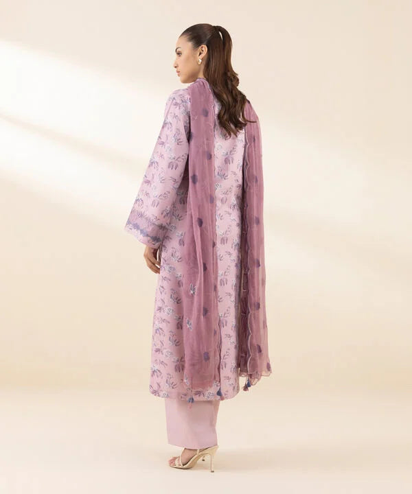 Sapphire 3Pc Embroidered Cotton Suit U3PEDF25V223 gulbuy.com