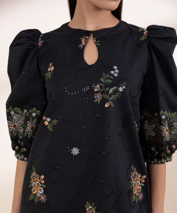 Sapphire 3Pc Embroidered Cotton Suit U3PEDY25V229 gulbuy.com