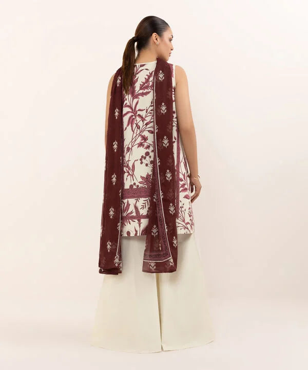 Sapphire 3Pc Embroidered Cotton Suit U3PEDY25V611 gulbuy.com